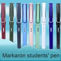 Stylo plume en plastique de luxe avec logo personnalisé, vente en gros, stylo d'écriture professionnel pour cadeau d'affaires et promotion, pointe de 0,38 mm et 0,5 mm