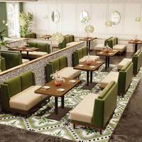 Combinaison Table et Chaises pour Restaurant Occidental, Café, ou Espace de Réception Commerciale – Personnalisation Disponible