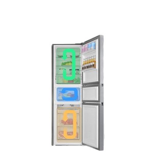 Refrigerador de tres puertas sin escarcha de 217L con inversor de ahorro de energía, compacto para apartamentos y dormitorios - Product Image 1