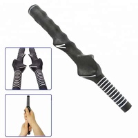 Accessoire d'entraînement de golf personnalisé, grip de club de golf en caoutchouc antidérapant, entraîneur ergonomique de golf pour améliorer la stabilité du swing