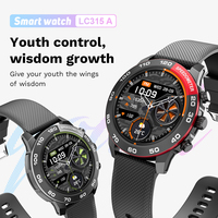 Nouvelle Montre Connectée d'Extérieur V315 Style Affaires Gentleman 2026 avec Écran Tactile, Moniteur de Fréquence Cardiaque, Certifiée CE, Bracelet Connecté Personnalisable SDK