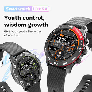 2025 Nueva fábrica V315 <span class=keywords><strong>Caballero</strong></span> estilo de negocios al aire libre <span class=keywords><strong>reloj</strong></span> <span class=keywords><strong>inteligente</strong></span> táctil ritmo cardíaco certificado CE banda usable SDK personalizar - Product Image 2