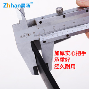 มือจับอลูมิเนียมอัลลอยสีดำ Zhan Han ขนาด 180 มม. 120 มม. 90 มม. สำหรับติดตั้งบนพื้นผิว ฮาร์ดแวร์สำหรับบานตู้ - Product Image 4