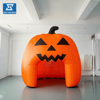 Tente gonflable sur le thème d'Halloween, maison gonflable d'Halloween