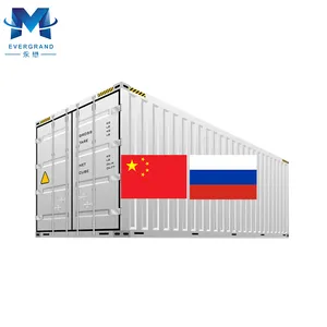 10年中国代理商40HQ二手集装箱用于俄罗斯莫斯科港口的货物装卸
