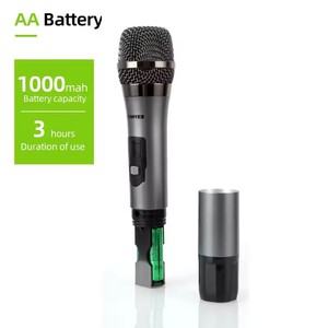 Sistema de Micrófono Inalámbrico Profesional Multicanal, 8 Micrófonos UHF de Largo Alcance, Señal Estable, para Conferencias, Escuelas, Iglesias, Audio - Product Image 5
