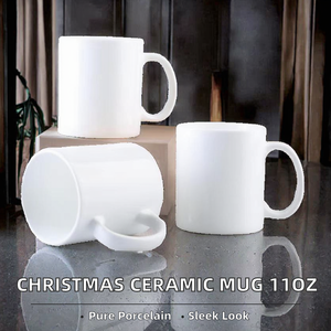 Taza de Café Moderna de Porcelana y Cerámica de 350 ml (11 oz) para Fiestas y Regalos de Navidad, Sublimable - Product Image 2