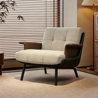 Fauteuil scandinave de luxe, design haut de gamme, mobilier moderne et décontracté, pour la maison, le hall d'hôtel et les villas