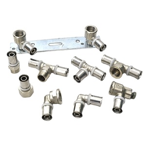 IFAN High Quality 16 - 32MM Plumbing PEX Brass Tee Press Fitting PEX Fittings For PEX Pipe