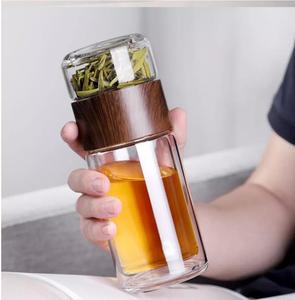 Accessoires pour le thé, 20 ml, bouteilles d'eau, tasses à thé <span class=keywords><strong>en</strong></span> cristal délavé avec filtre, pour voyage et cadeau, meilleures ventes, 380 - Product Image 4