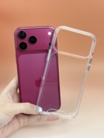 Coque de téléphone magnétique en acrylique durable anti-jaunissement et anti-chute pour iPhone 18 17 16 15 14 13 12 11 Pro Max XS XR X 7 8P
