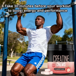 Suplemento Dietético Herbal JBY que Promueve el Apoyo Energético, la Fuerza Muscular y el Bienestar Corporal, Tabletas Masticables de Creatina - Product Image 5