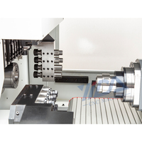 Tour CNC de type suisse haute précision SL205 avec alimentation automatique, système de tour CNC pour le métal