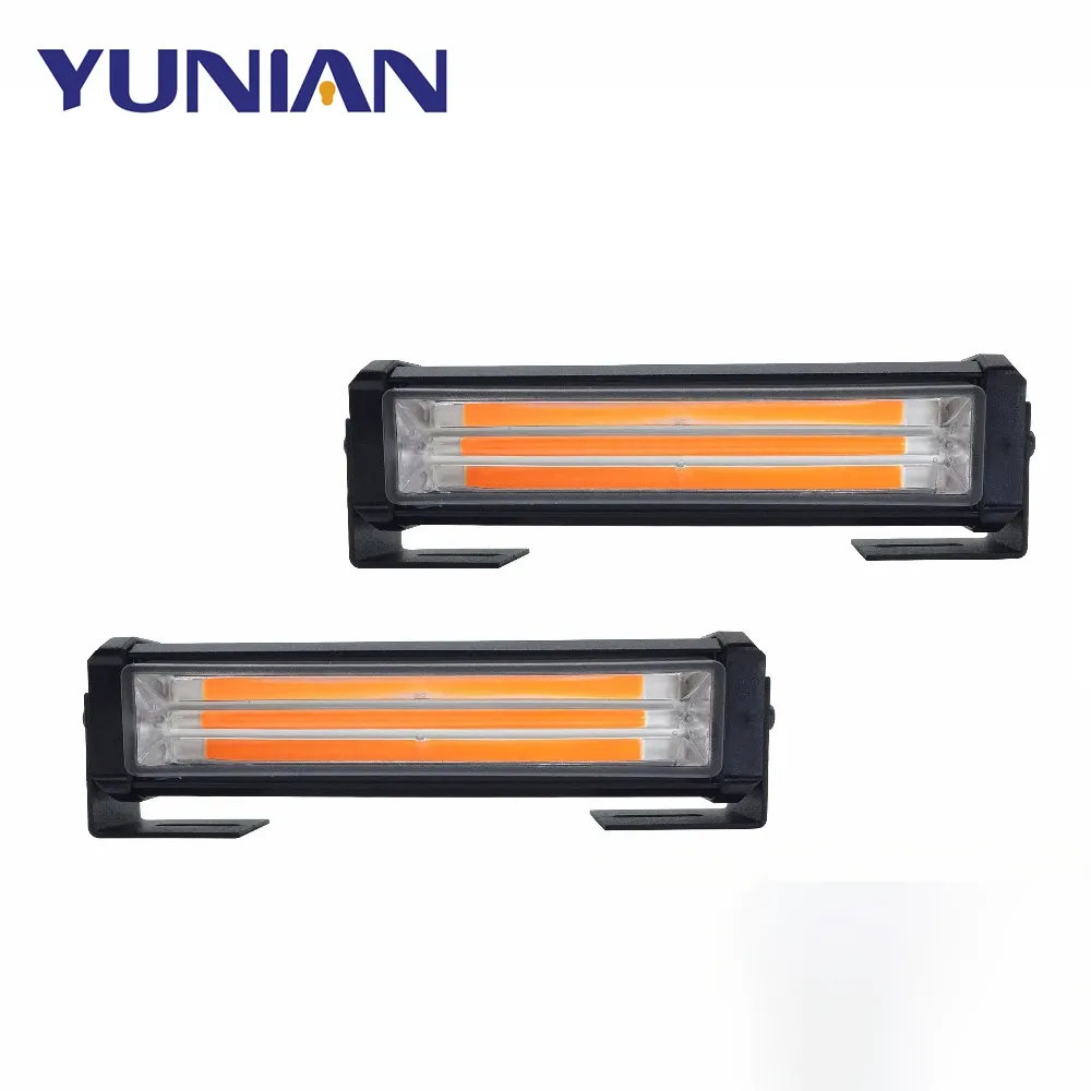 2 Cái/bộ 32W Xe Sáng Cao COB Cảnh Báo Ánh Sáng Xe Styling Khẩn Cấp Thanh Ánh Sáng Nhấp Nháy Đèn Flash Tự Động Ánh Sáng Trắng