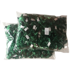 Cintas <span class=keywords><strong>de</strong></span> Raso Verde Poliéster <span class=keywords><strong>de</strong></span> 5cm Personalizadas Okay, Lazos Preformados Adhesivos para Decoración y Manualidades - Product Image 5