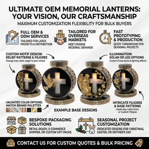 Lámpara Solar Conmemorativa Znicz de Diseño Personalizado, Luz <span class=keywords><strong>para</strong></span> Tumba de <span class=keywords><strong>Cementerio</strong></span>, Vela LED Cristiana <span class=keywords><strong>para</strong></span> Decoración de Tumbas - Product Image 5