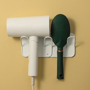 Iron <b>Wall</b> <b>Hanging</b> Hook Holder Hanger Bathroom Kitchen Utensils Organizer Hair Dryer air Cushion Comb <b>Storage</b> <b>Hanging</b> Rack - Product Image 6