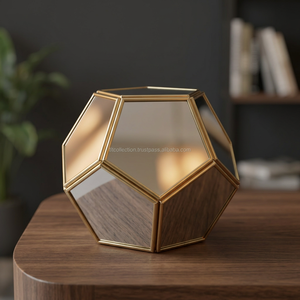 <b>Storage</b> Box with Glass and Metal New Design - Product Image 2