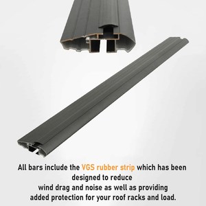 Barras Transversales de Techo de Aluminio para Suzuki Samurai, Portaequipajes de Metal y Plástico Negro Plateado, Ajuste Personalizado - Product Image 4