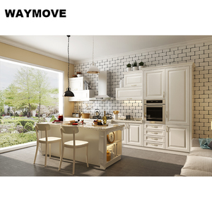 Waymove vòi bếp thông minh tùy chọn thiết kế tủ thanh lịch bằng đá cẩm thạch Laminate nhựa. Bao Gồm bản lề ngăn kéo giỏ particleboard - Product Image 3