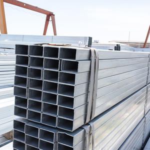 Tube carré galvanisé laminé à froid enduit de zinc de fournisseur d'usine avec le meilleur prix pour la construction - Product Image 2