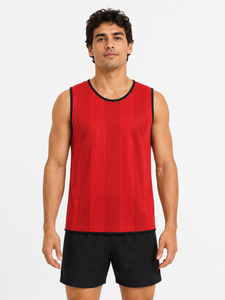 Tengbo Mesh Big Hole Volwassen Voetbalshirts, Aanpasbare Print Logo Set 12/24 Trainingsvesten, Snel Droogend, 100% Polyester - Product Image 3
