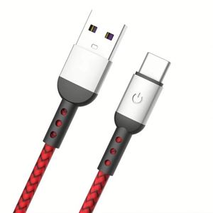 สายชาร์จโทรศัพท์มือถือแบบเร็วพิเศษ สาย USB C ชาร์จเร็วมาก สาย USB A เป็น Type C สายดาต้าโทรศัพท์มือถือ - Product Image 1