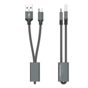 LDNIO LC98 Portable 2,4 a charge rapide câble USB en Nylon tressé Type C câble de données câble de <span class=keywords><strong>chargeur</strong></span> pour téléphone - Product Image 4