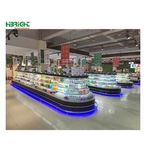 Highbright double porte en verre trempé supermarché plug-in chilelr avec lumières LED - Product Image 6