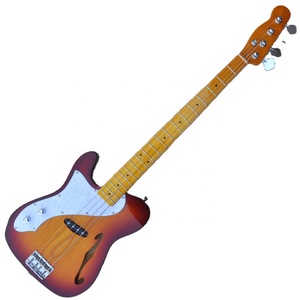Flyoung Ash Solid Body Elektrische Basgitaar 4-snarige Elektrische Basgitaar Linkshandige Basgitaar - Product Image 1