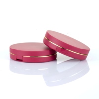 A726 Étui de fond de teint coussin d'air rouge de haute qualité, personnalisé, de forme ronde, pour BB CC Cream, couleur nude, prix