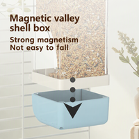 Mangeoire automatique pour oiseaux de compagnie, anti-éclaboussures, avec séparation intégrée des grains et des coquilles, pour cage à oiseaux - Vente en gros