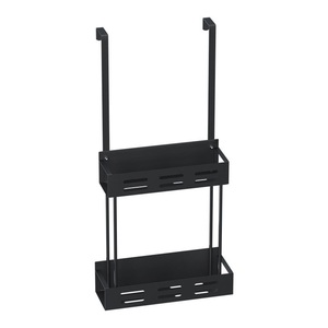 Modern Double Tier Stainless Steel Waterproof Wall-Mounted Bathroom Shower Gel and Towel Storage <b>Rack</b> - Product Image 1