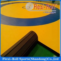 Dollamur Flexi-Roll Antifalling Absorption des chocs Tapis de lutte en vinyle lisse Tapis de lutte approuvé par l'UWW de haute qualité