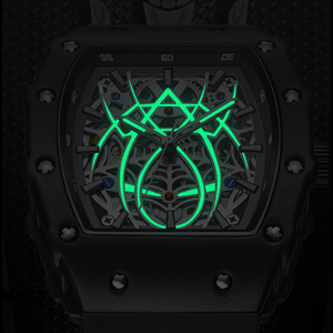 Reloj de Negocios, Reloj Automático, Esqueleto Hueco, <span class=keywords><strong>Miller</strong></span> Fashion XINGOU 1013, <span class=keywords><strong>Relojes</strong></span> Mecánicos para Hombre, Logotipo Personalizado - Product Image 6