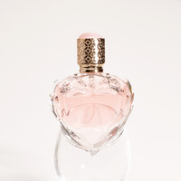 Flacon de parfum 50 ml en verre irrégulier, design 'Acide de cœur', avec pulvérisateur à pompe, vide, créatif, emballage unique en forme de cœur