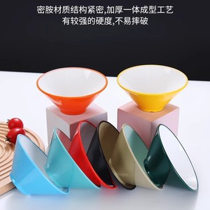 ชามเมลามีนขนาดเล็กสีแดงกันแตกสำหรับร้านอาหาร - Product Image 3