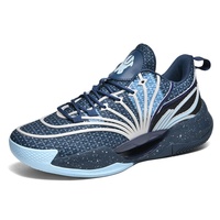 Chaussures de basket-ball avec semelle intermédiaire en EVA, semelle extérieure en caoutchouc MD, confortables, respirantes, tendance, baskets pour hommes