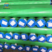Rouleau de bâche imperméable enduite haute résistance, occultante et anti-UV pour tentes d'événements extérieurs et couvertures agricoles