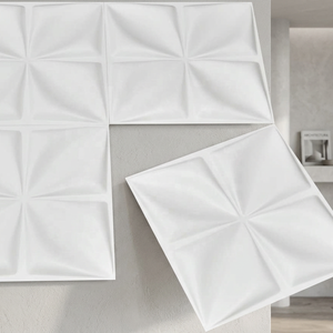 Paneles de Pared Interiores Geométricos de PVC y Tableros Decorativos Insonorizantes para Dormitorios, Almacenes y Comedores de Villas - Product Image 2
