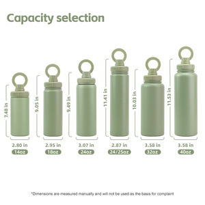 Borraccia Termica Personalizzata Senza BPA da 1L 32oz, Doppia Parete in Acciaio <span class=keywords><strong>Inox</strong></span>, con Supporto Magnetico per Telefono - Product Image 5