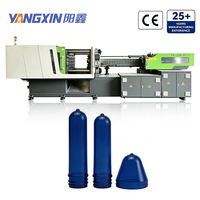 Machines de moulage par injection de plastique PET électriques hydrauliques horizontales industrielles à grande vitesse Yangxin, petite machine de moulage de 330 tonnes