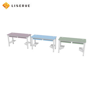 Station de travail informatique spacieuse, mobilier de bureau moderne, bureau individuel pour enseignant, pour salle de classe, bureau, salle de formation - Product Image 2