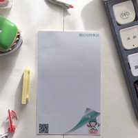 Bloc-notes en forme de dessin animé mignon, fabrication sur commande, pour étudiants et bureaux, possibilité d'ajouter un logo, bloc-notes, feuilles mobiles