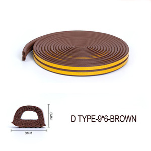 Self Adhesive EPDM Anti-theft Eco-friendly Small D-shaped <strong>Door</strong> Gap Sound Insulation <strong>Strip</strong> With Cutting Service HongFeng - Product Image 2