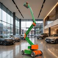 Plateforme élévatrice automotrice 18m, rotation de la plateforme à 355 degrés, rayon d'action 10m, CE
