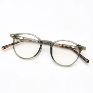 Klassieke Heldere Lens Tr90 Brillen Voor Mannen Vrouwen Zonder Recept