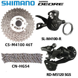 Dérailleur arrière Shimano DEORE M4100 10 vitesses avec chaîne HG54 <span class=keywords><strong>Cassette</strong></span> M4120 M5120 11-46T 11-42T pour <span class=keywords><strong>VTT</strong></span> - Product Image 2