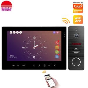 מפעל ישיר ip65 עמיד למים 4 קווי וידאו אינטרקום אודיו וידאו עם wifi שילוב עיצוב wifi דיור domofon - Product Image 1