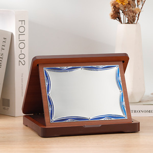 Tùy chỉnh cao cấp bằng gỗ huy chương hộp và kỷ niệm mảng nghỉ hưu danh dự mảng ủy quyền mô hình mô hình - Product Image 2